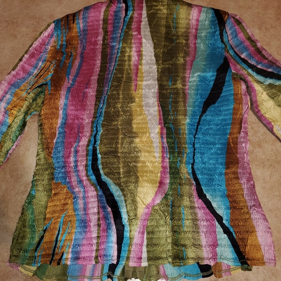 Multicolored zip up jacket - Picture 5 of 7